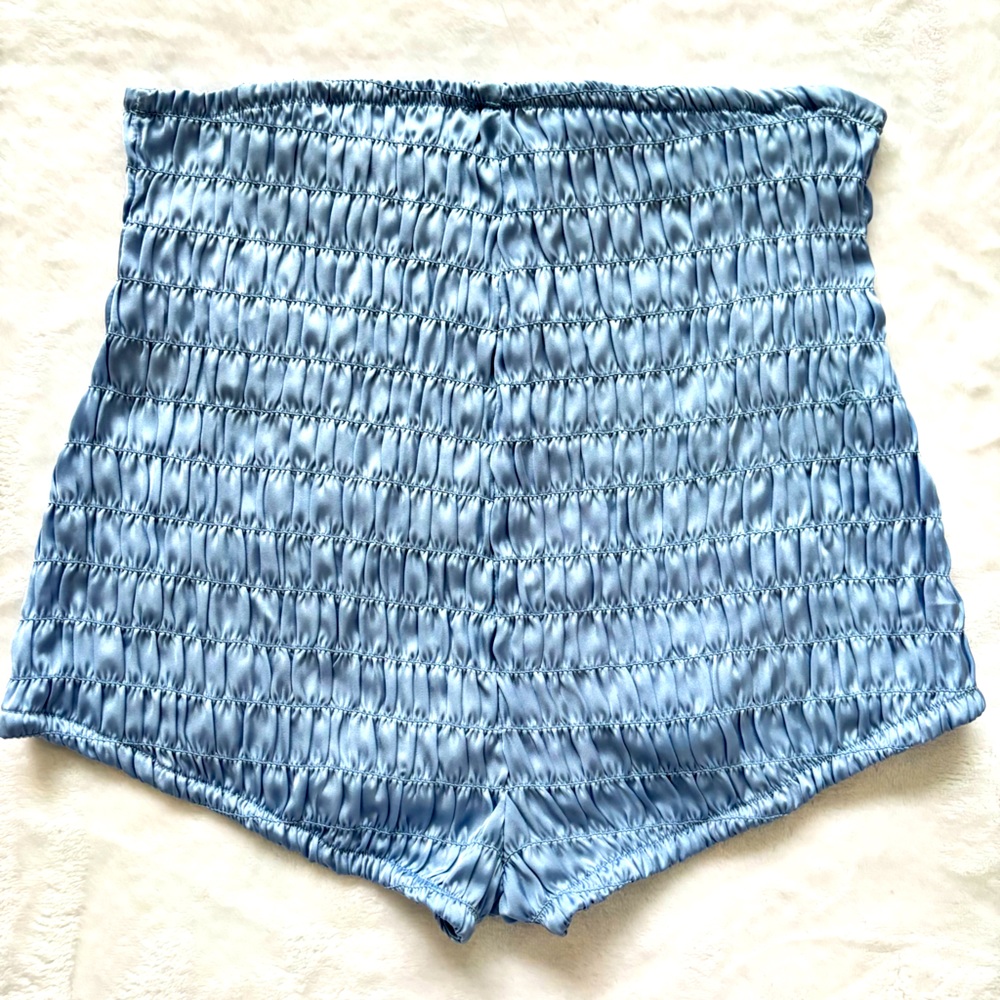 FREE PEOPLE Intimately Silky High Rise Ruched Shorties--NEW--S - Picture 6 of 12